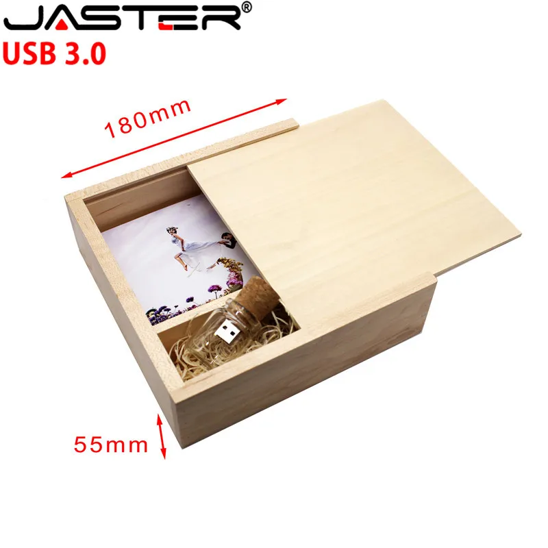 

JASTER USB 3.0 180*180*60mm Photo Album USB+Box usb flash drive Memory stick Pendrive 8GB 16GB 32GB customer LOGO Wedding GIFT