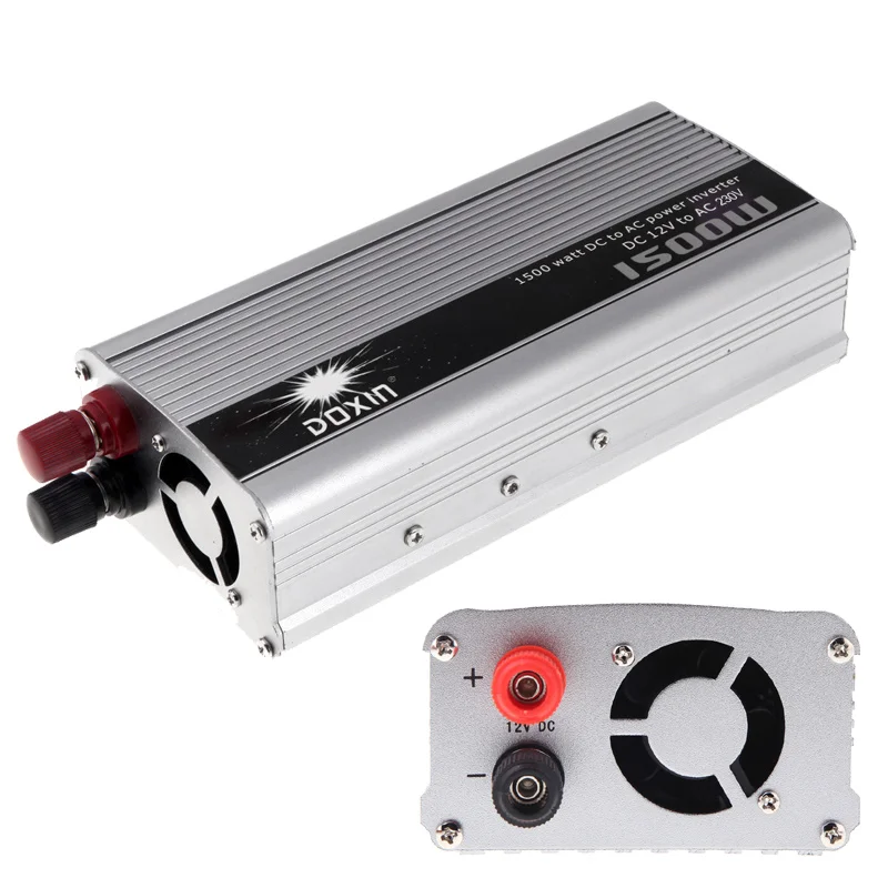 Car Power Inverter DC 12V to AC 230V 50Hz 1500W Portable Car Power Inverter Charger Converter