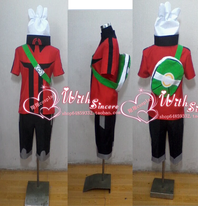 

2016 Hot Pocket Monsters Brendan Ruby Cosplay Costume Tailor made