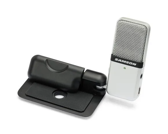 

100% New Original Samson Go Mic clip type Mini Portable Recording Condenser Microphone with USB Cable Carrying Case for computer
