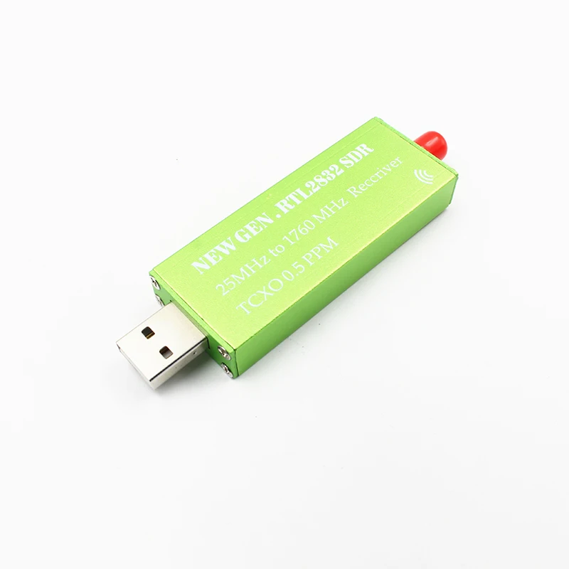 USB RTL-SDR Receiver 25 MHz-1760 MHz Receiver TCXO 0.5 PPM SDR AM NFM FM DSB USB L USB Tuner Receiver RTL2832U (1)