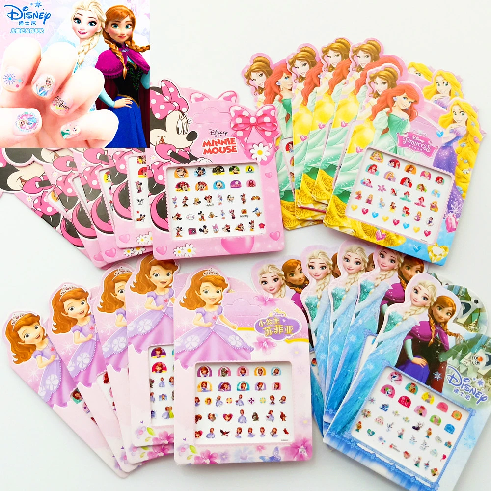 50 Pieces Disney Princesse Sofia Joyeux Anniversaire Enfants Maquillage Enfants Princesse Ongle Autocollant Princesse Fille Ongle Autocollant Jouets Cadeau Aliexpress
