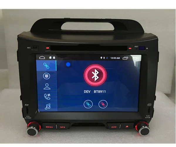Clearance Wholesale! 2din Android 6.0 Car DVD player Navigation for KI A Sportage 2009-2015 radio with wifi  odb2 9