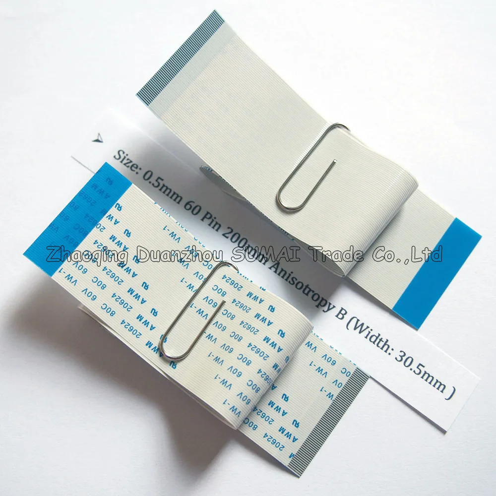 Гибкий плоский кабель FFC/FPC 60 контактов 0 5 мм 200 мм|awm 20624|cable 0.5mmcable flat |