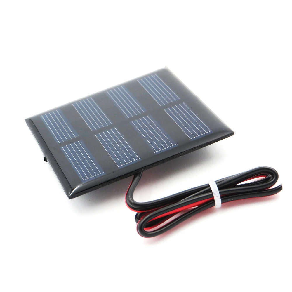 

1V 1.5V 2V Solar Panel with 30cm wire Mini Solar System DIY For Battery Cell Phone Charger 0.5W 0.45W 0.65W 0.2W 0.3W 0.6W Solar