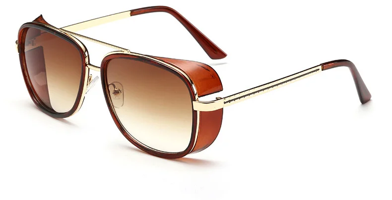 1-(11)MINIMUN Brand Steampunk Men Sunglasses Vintage Eye Glasses Frame Fashion Vintage Design Sunglasses