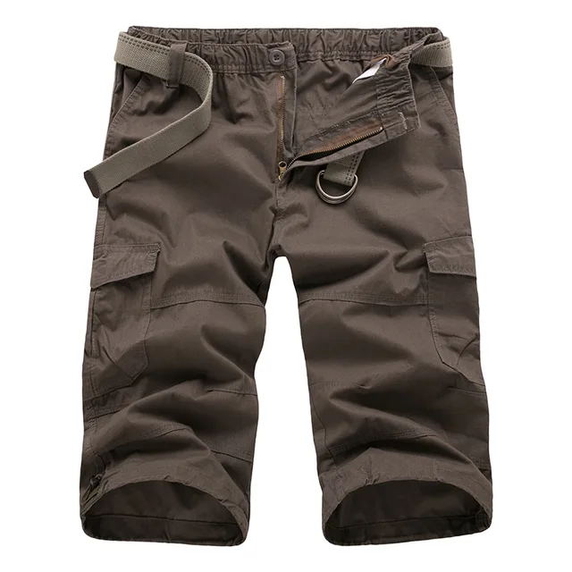 Big Size M XXXL Mens Baggy Cargo Shorts Loose Fit Elastic Waistband Man