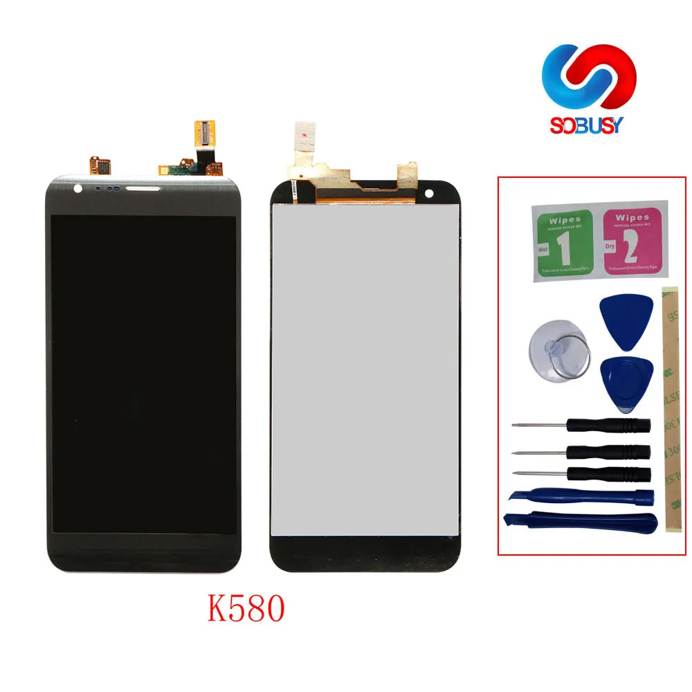 

5.2" IPS LCD For LG X CAM K580 Original tela Display TouchScreen Panel K580DS K580I K580Y ekran Digitizer Assembly Replace Parts