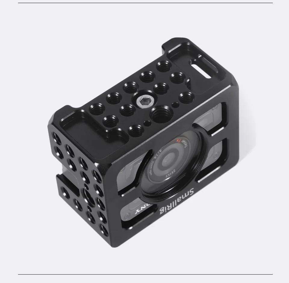 SmallRig RX0 II Vlogging клетка для sony RX0 II Экшн камера Камера Особенности w/1/4 резьбовые отверстия для ручки шарнирное сочлененное крепление DIY прикрепить 2344