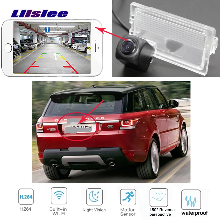 

LiisLee wireless Rear View Camera For Land Rover Range Rover Sport 2005~2012 Reverse Camera Vision Parking wifi Camera