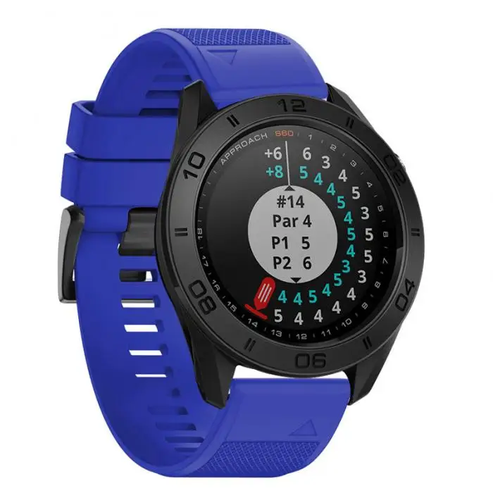 22 мм Quick Release простого кроя силиконовый сменный ремешок для часов для Garmin Fenix 5 Forerunner 935 подход S60 IJS998