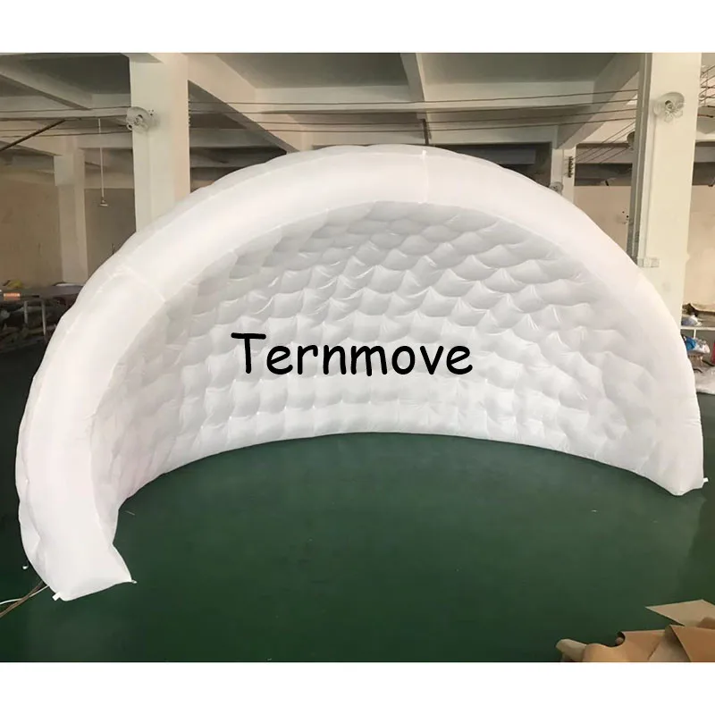 3.5Mparty Illuminazione Tenda A Cupola Igloo Tende Fase Tenda Gonfiabile Luna Tenda A Cupola, Igloo Tentage, Trade Show Pod Booth Con La Luce Del Led