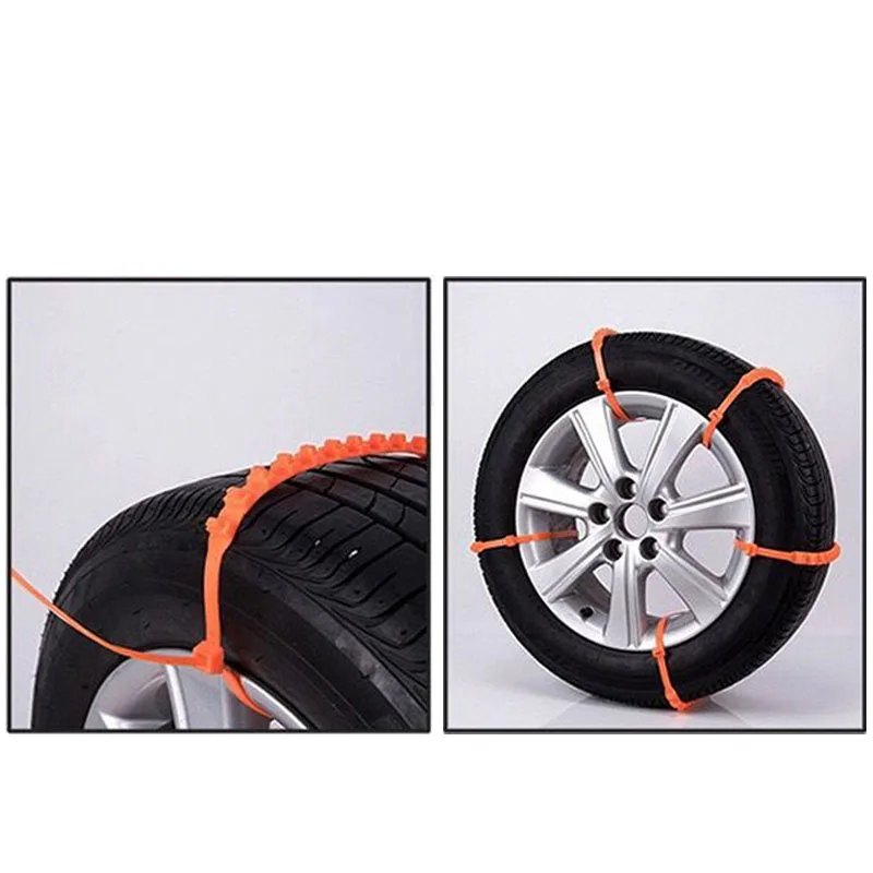 10pcs Lot Car Universal Mini Plastic Winter Tyres wheels Snow Chains For CarsSuv Car-Styling Anti-Skid Autocross Outdoor (22)