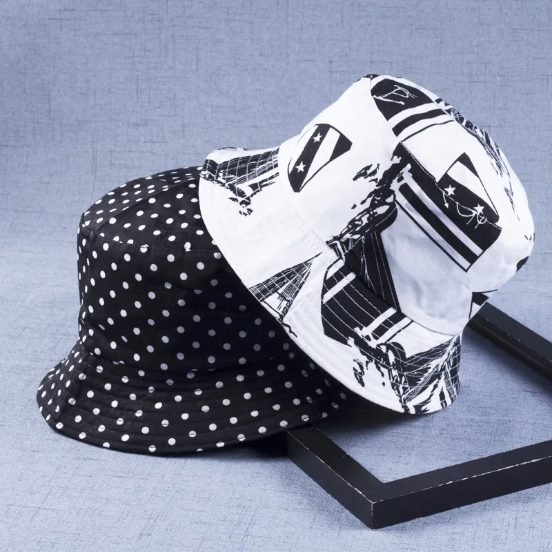 

Summer Korean version of the wild student sun hat summer Japanese fresh sun sun hat cap bucket hip hop fisherman hat panama bob