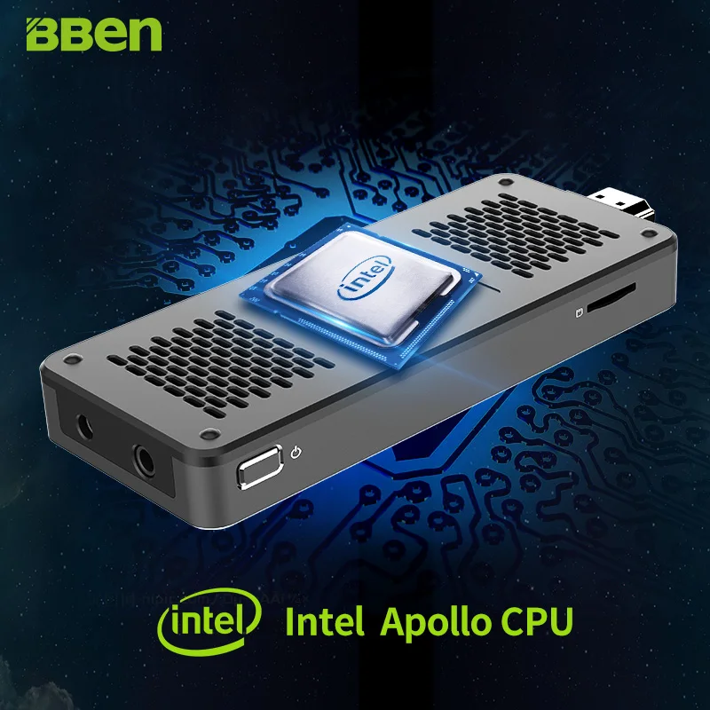 Bben MN10 Мини ПК Win 10 двухдиапазонный wifi 3 Гб RAM 64 EMMC ROM Intel Apollo Lake Celeron N3350 bluetooth