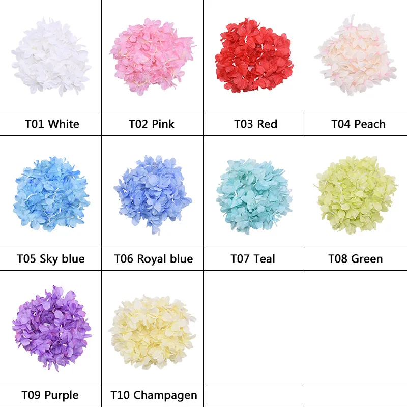 1M/33CM Artificial Silk Hydrangea Wisteria Flower String For Wedding Arch Square Rattan Wall Hanging Basket Wedding Decoration 8