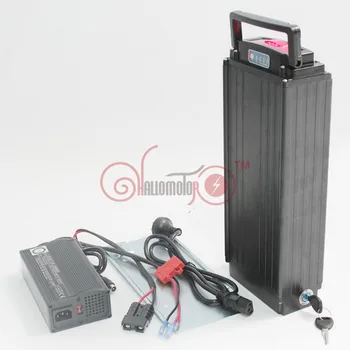 

ConhisMotor 70% Off 48V 11AH Electric bike Rear Rack Li-ion Battery 18650-H22P Rear Carrier Battery in Alloy Aluminum Case