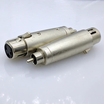 

3pin XLR connector adapter XLR Female to RCA male connector XLR to RCA connector 5pcs/lot