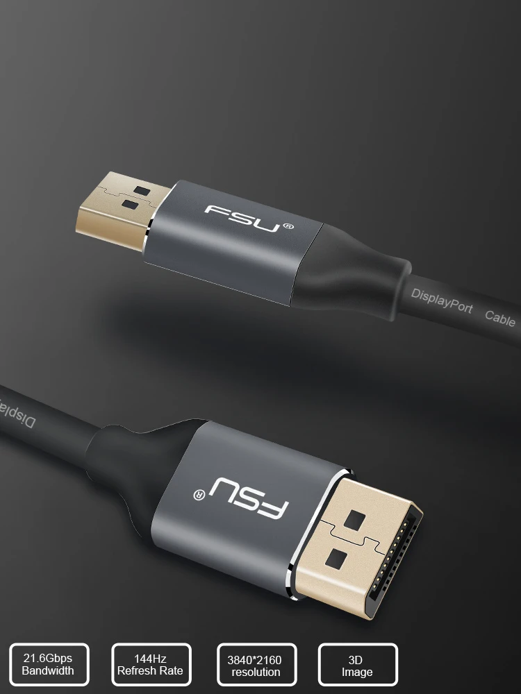 Кабель с разъемом типа папа 1 2 в адаптер 4K 60 Гц для HDTV проектора dp dp|Кабели VGA| |