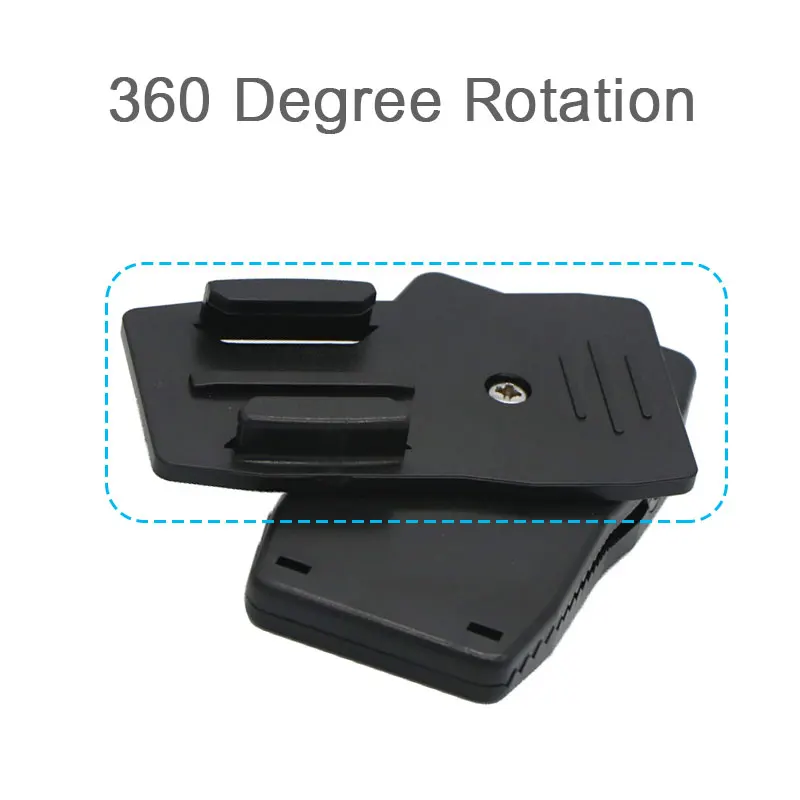 Зажим для рюкзака с креплением на крючок 360 градусов Gopro Hero 7 6 5 4 3 + SJCAM SJ4000 Xiaomi Yi 4K