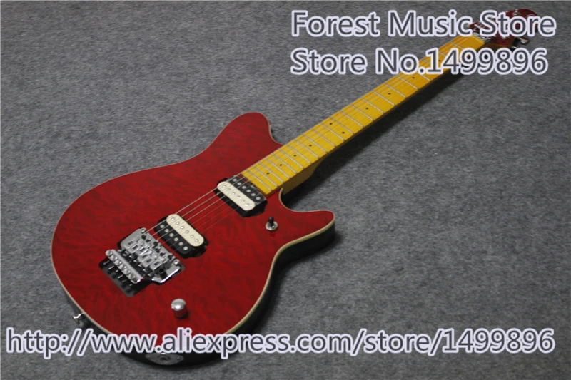 

Top Selling Quilted Music Man Steiling AX40 Electric Guitars China Left Handed Custom Available