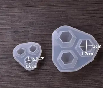 

XCDIY Silicone Mold for jewelry Diamond Pendant DIY Resin Silicone Mould tool