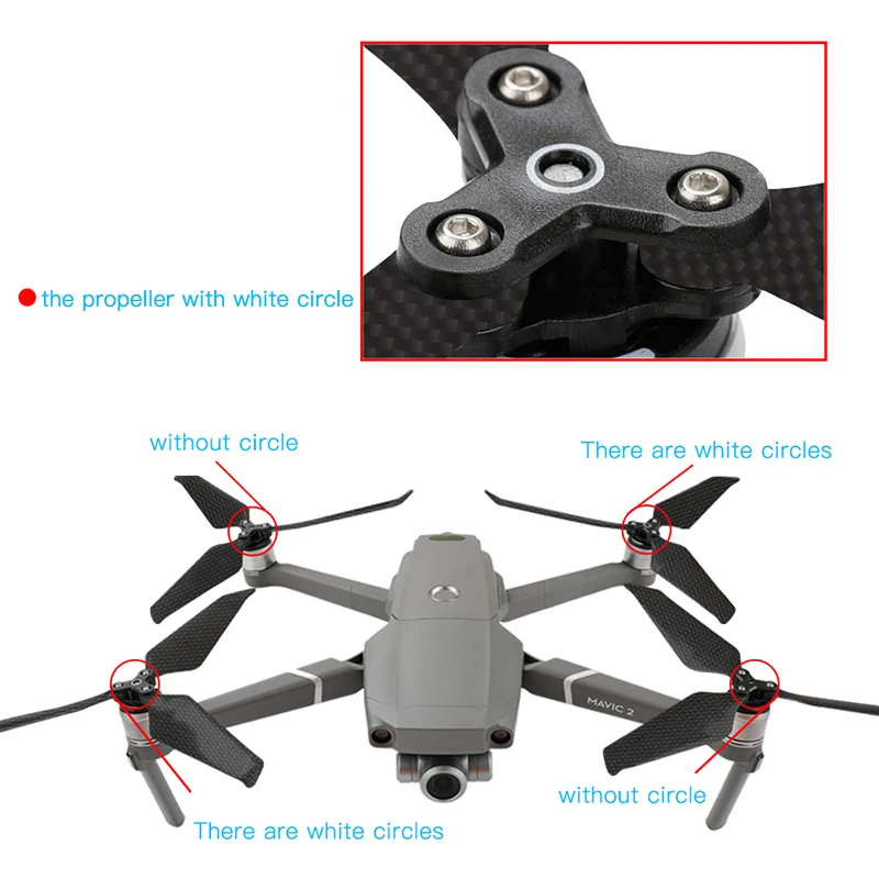 mavic 2 carbon fiber Low Noise propellers Enhance blade 8743 propeller for dji mavic 2 pro  zoom drone Accessories 1 (20)