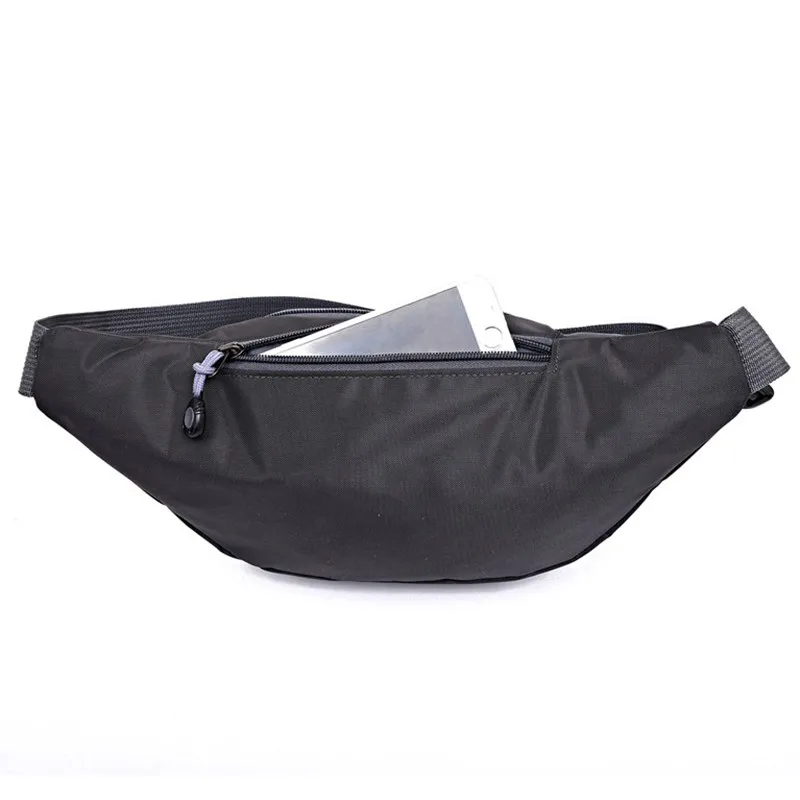 Unisex Pouch Sports Bum Waist Bag Pack Hip Purse Travel Fanny Wallet Money Phone Belt Zipper Running Hiking Gym Outdoor Bag