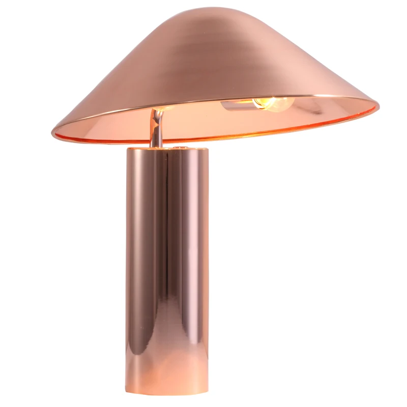 

Simple Table Lamp meditaion Lamp chrome gold Plate Metal sand black color Decoration Lampe creative E27 led bulb Nordic Light