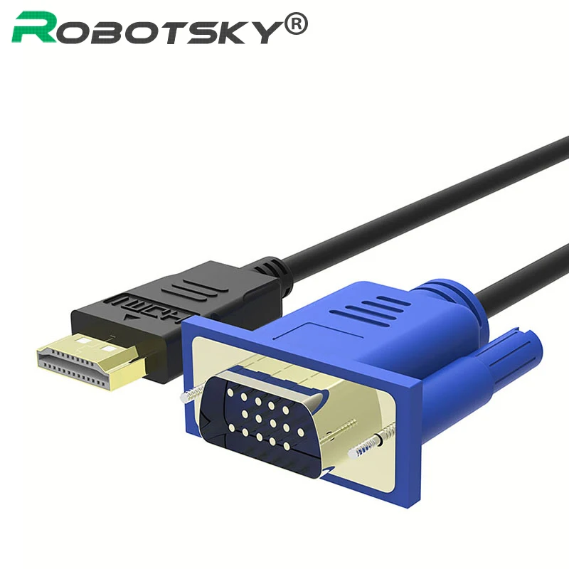 10FT м 3 м HDMI-VGA кабель папа-папа видео адаптер только для hd-плеера к HDTV HDMI кабель Кабо адаптер (читать описание) - изображение