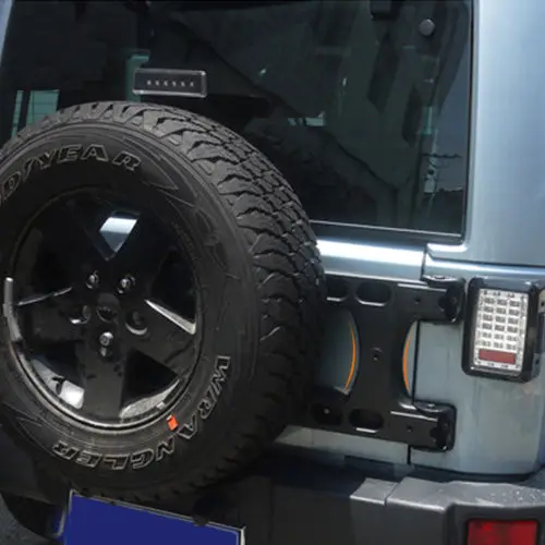 Алюминий для Jeep Wrangler JK 2008 2009 2010 2011 2012 2013 расширения держатель запасного колеса заднее колесо Перевозчик