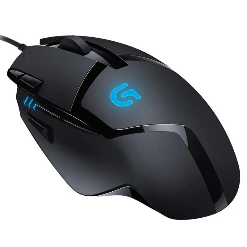 Logitech G502/M90/G102/G403/G402/G302/G90/MX518/G300S Hero программируемая игровая мышь 16000 dpi RGB игровая офисная мышь для ПК