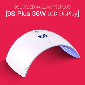 

SUN9C/SUN9S PLUS 36W UV LED Lamp for Nails Dryer Smart Sensing Polish 15PCS LED Nail Lamp Machine for Curing All Gel Art Tools