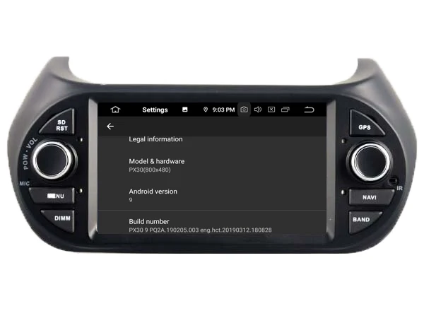 Excellent Navirider OS 9.0 Car Android Player For FIAT FIORION DECKLESS stereo car radio gps navigation BT TDA7851 Amplifier sound System 5