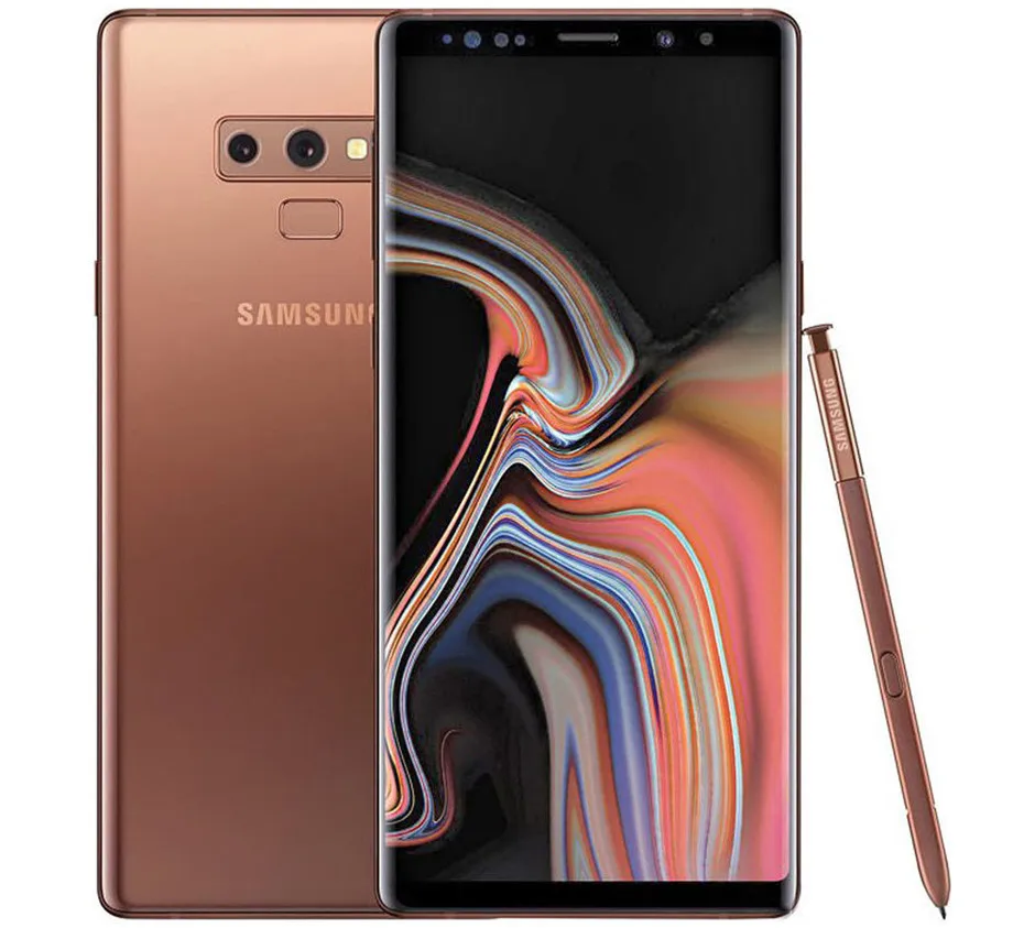 Samsung Galaxy Note9 Note 9 Duos N9600, 128 Гб ПЗУ, 6 ГБ ОЗУ, две sim-карты, мобильный телефон, четыре ядра, 6,4 дюйма, двойной 12 МП, Snapdragon 845, NFC