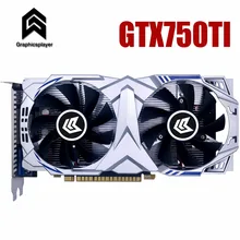 Графическая карта PCI-E GTX750ti GPU 4G DDR5 для игрового компьютера nVIDIA Geforce PC 4096MB