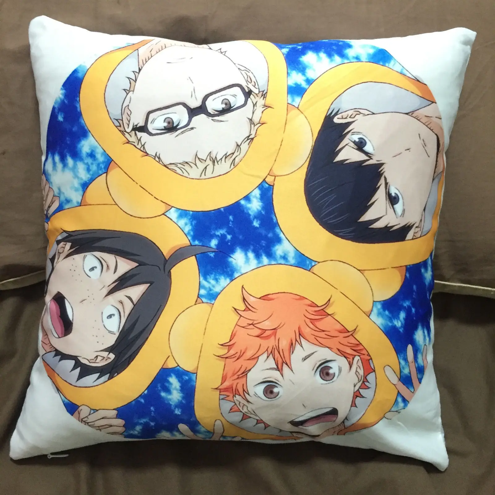 Аниме Haikyuu! Двусторонний наволочка чехол s обнимая Подушка Чехол для подушки