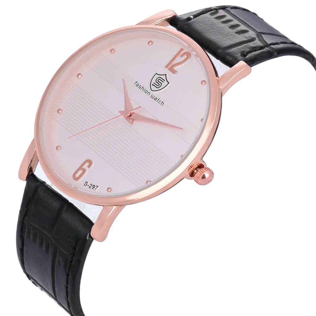 

OTOKY Mens Watches Top Brand Luxury Leather Watch Men's Wristwatches Clock Watch Men Luxury Mens Watches Clock 19April30