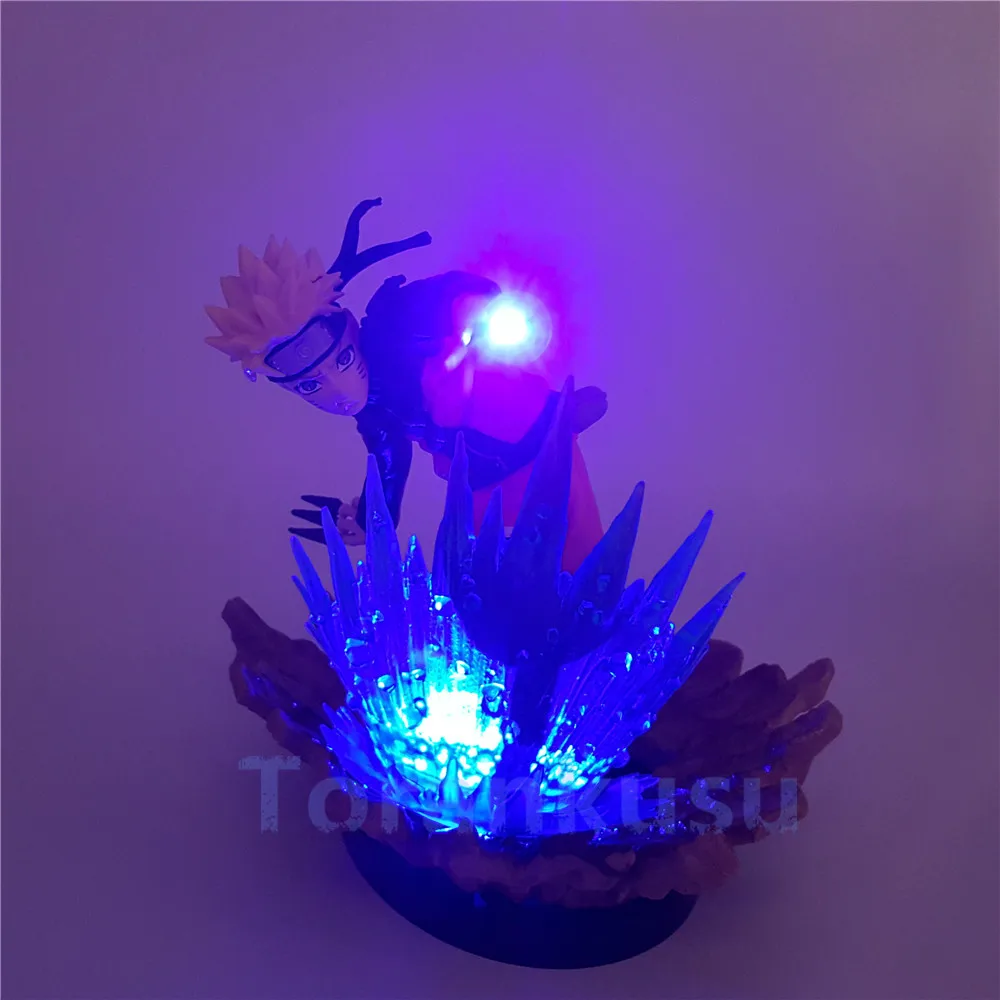 Наруто фигурка Uzumaki ПВХ Модель светодиодный Lampara Наруто Аниме Фигурка Shippuden Uzumaki DIY дисплей коллекционные игрушки Детский подарок