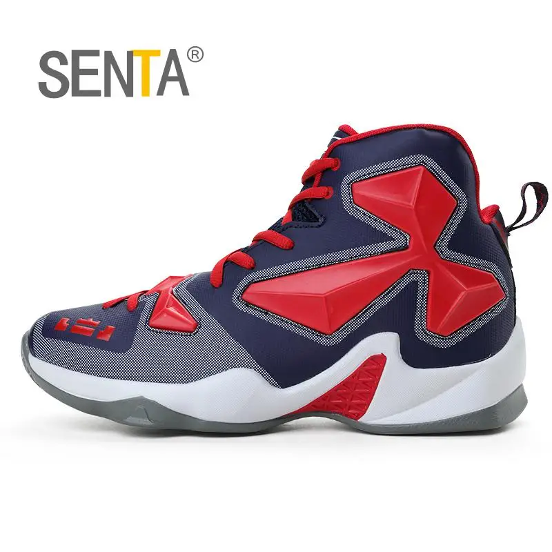 

SENTA New Men's Basketball Shoes Anti-Skid Athletic Basketball Boots Breathable Outdoor Basketball Sneaker Traning Shoe