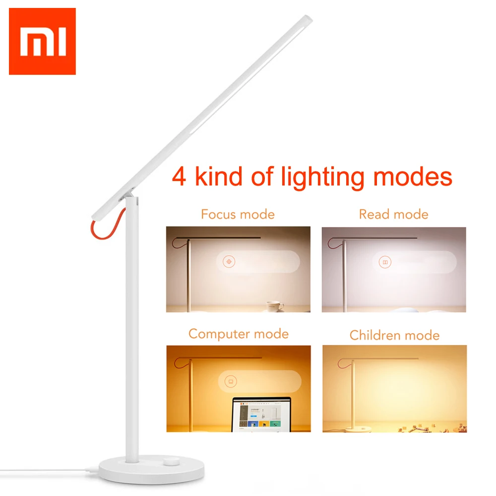 

Original Xiaomi Mijia Mi Smart LED Desk Lamp Table Lamp Dimming Reading Light WiFi Enabled Work with APP Support IFTTT