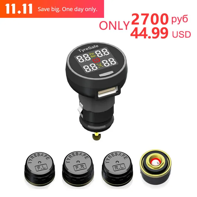 On sale Tyresafe TP200 TPMS with USB socket Tire Tyre Pressure monitoring system monitor Dolls Support Bar and PSI On sale Tyresafe TP200 TPMS with USB socket Tire Tyre Pressure monitoring system monitor Dolls Support Bar and PSI