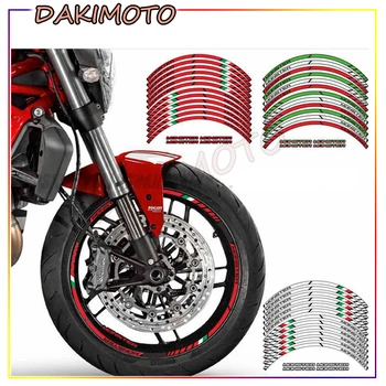 

Motorcycle sticker for DUCATI MONSTER High Quality Motorcycle Edge Outer rim strips Stickers wheel decals