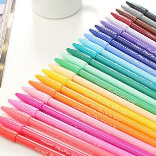 

24 pcs/lot Colorful Stationery Drawing Fresh Multicolour Water-based Pen Watercolor Pen kk