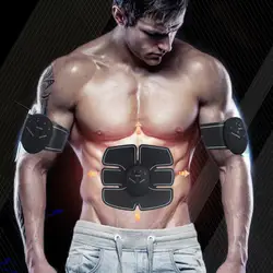 Беспроводной миостимулятор EMS Стимуляция тела для похудения сжечь машину тренажер для мышц живота Обучение устройства массажер для тела