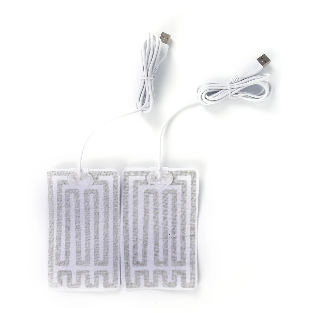 8x13 см 5 в USB грелки для DIY перчаткосушитель с USB разъемом теплые коврики для мыши для нагревания ног на коленях из углеродного волокна Heated Health Care