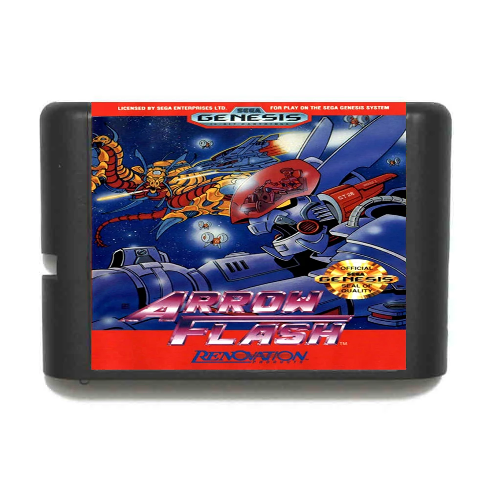 

Arrow Flash 16 bit MD Game Card For Sega Mega Drive For Genesis