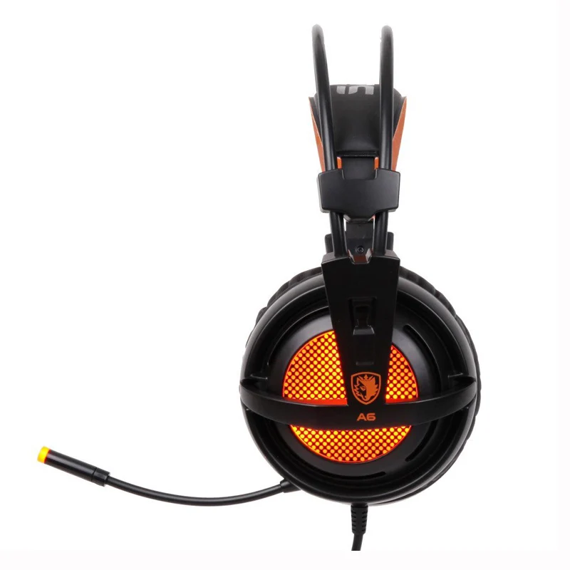 SADES A6 USB 7 1 стерео проводные Игровые наушники игровая гарнитура с микрофоном