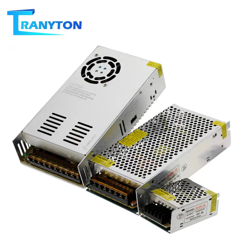 Трансформаторы AC110-220V для DC12V светодиодный драйвер устройства для Светодиодные ленты фонари высокое качество 12V Питание адаптер 1A 2A 5A - изображение
