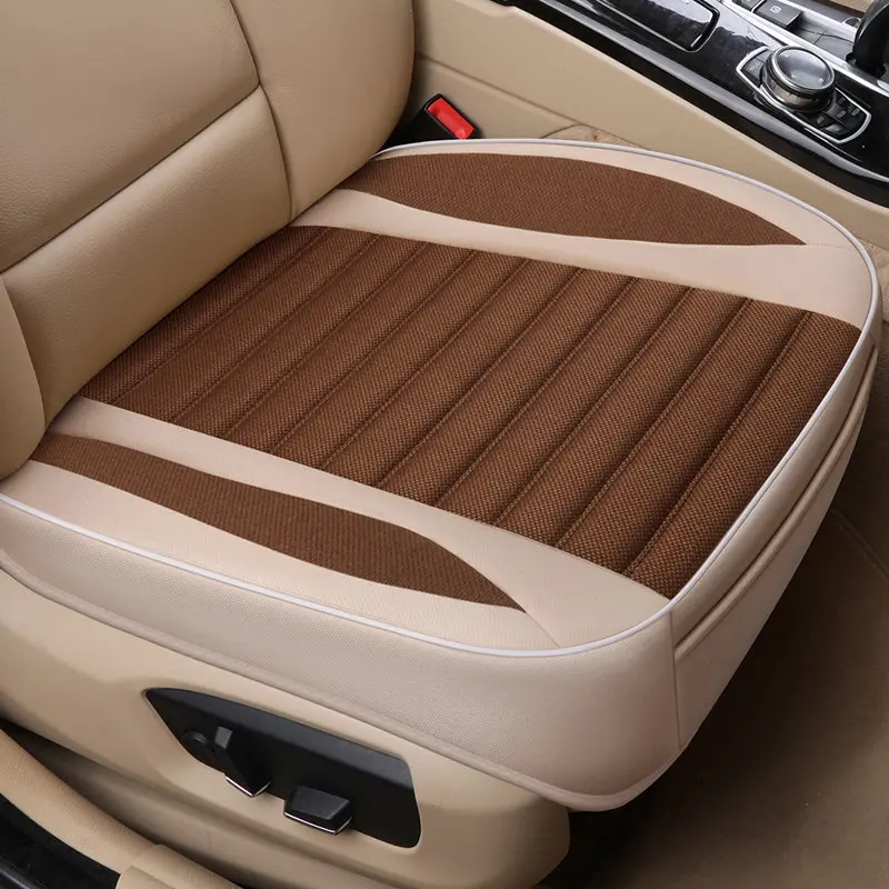 Car Seat Cover Car pad,Seats Cushions for Toyota Camry Corolla RAV4 Civic Highlander Land Cruiser Prius Lc200 Prado Verso Series - Название цвета: 1pcs front